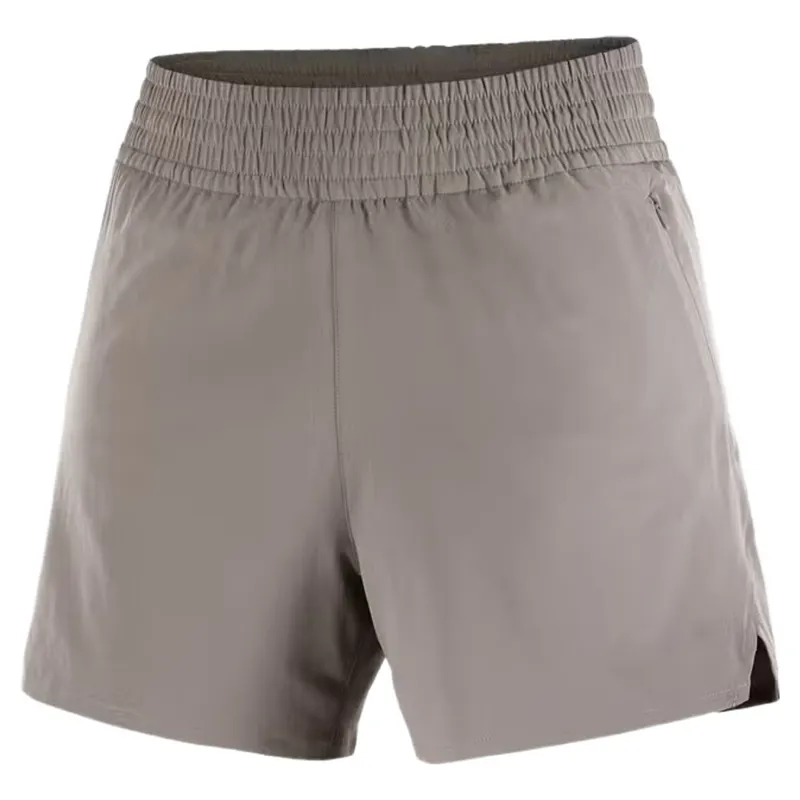 Salomon Shakeout Core 2in1 4 inch Women's Running Shorts in Antler-4
