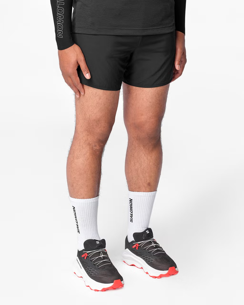 Salomon Shakeout Core 5inch Men's Running Shorts in Deep Black