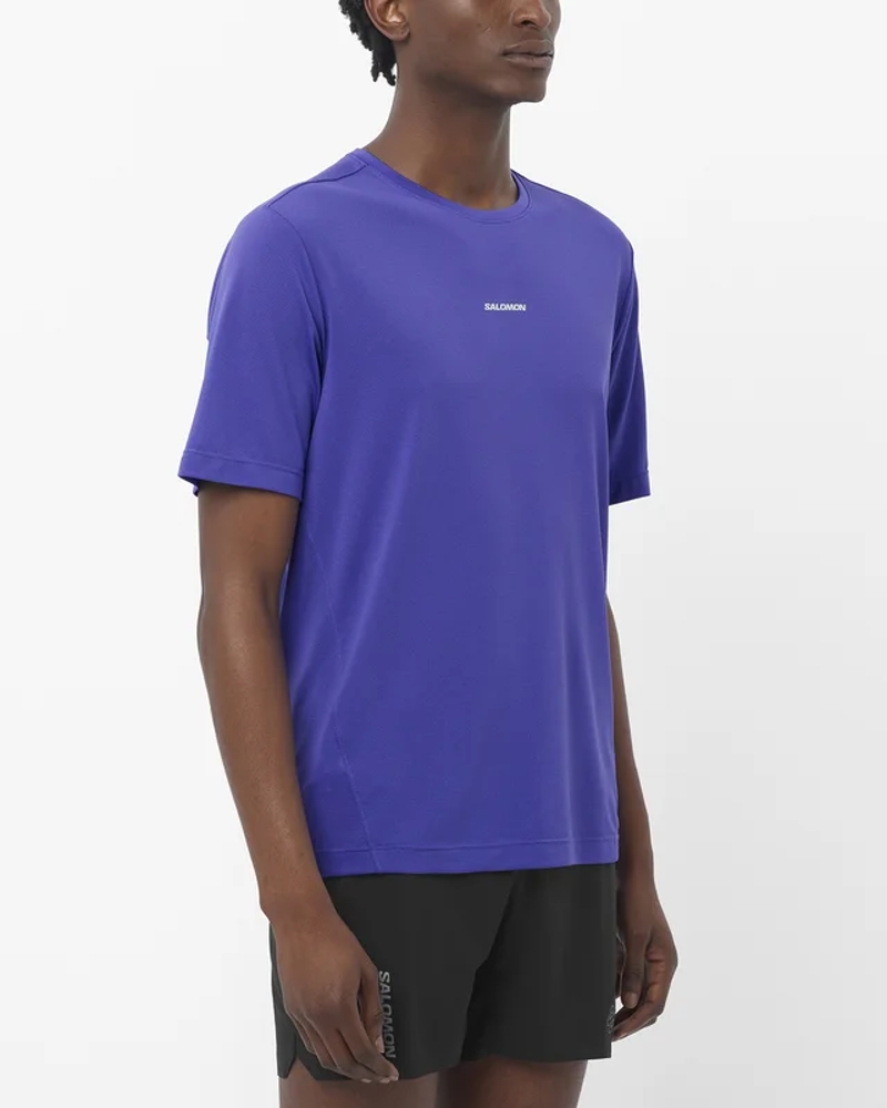 Salomon SHAKEout CORE Men's Short Sleeve Running T-Shirt in Liberty