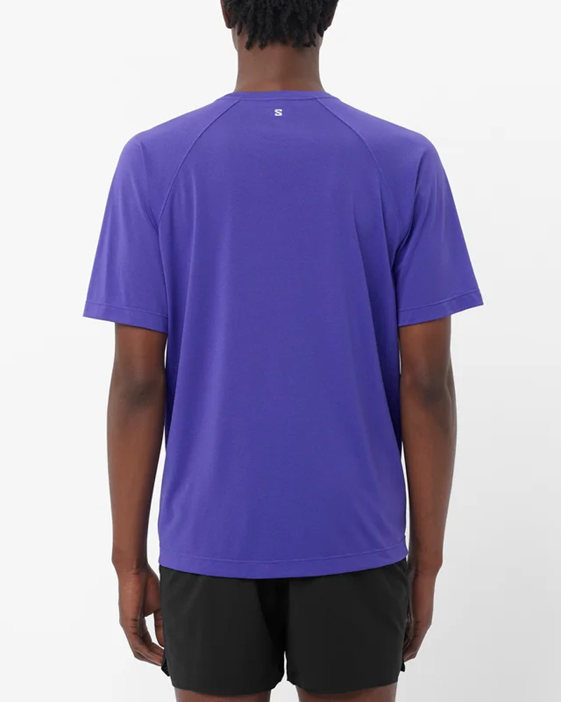 Salomon SHAKEout CORE Men's Short Sleeve Running T-Shirt in Liberty-3