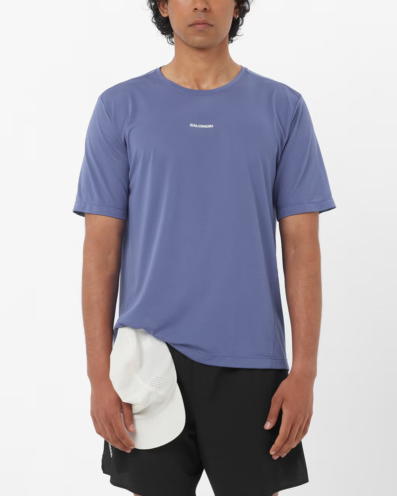 Salomon Shakeout Core Men's Short Sleeve T-shirt in Marlin