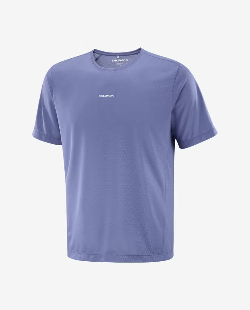 Salomon Shakeout Core Men's Short Sleeve T-shirt in Marlin-1