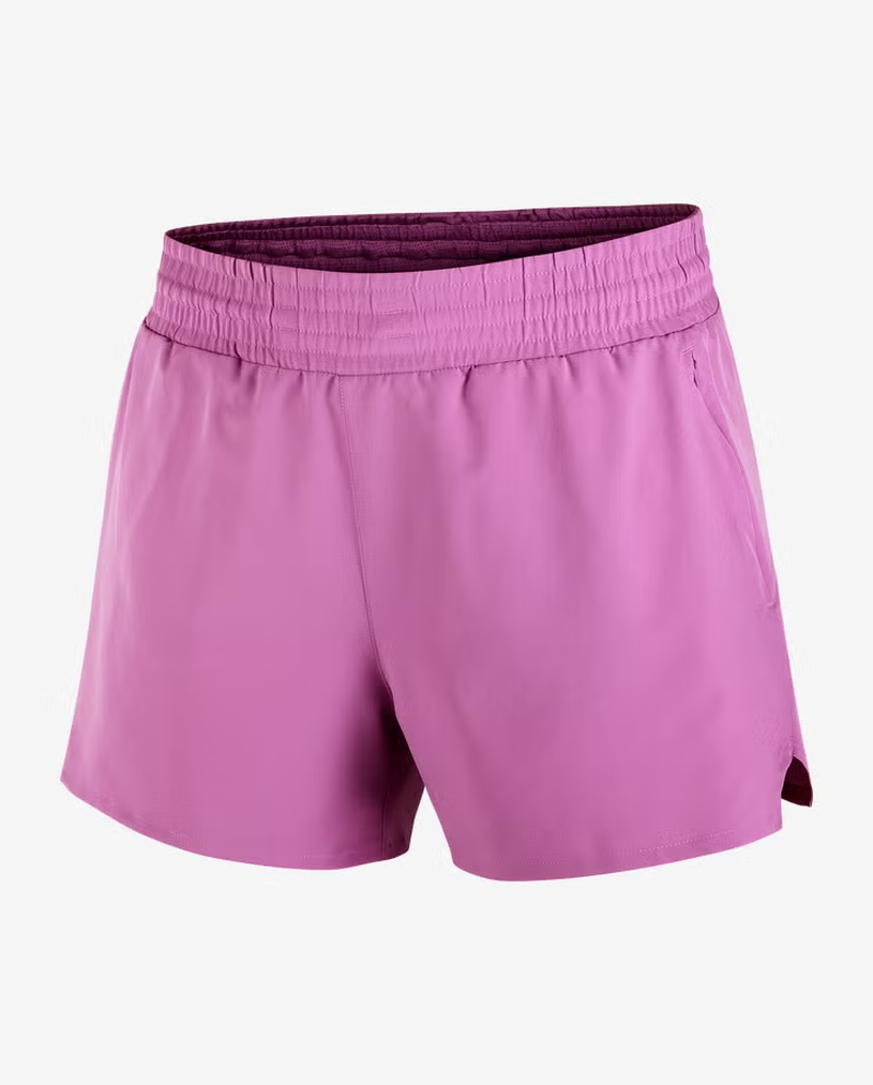 Salomon Shakeout Core 4inch Women's Running Short in Iris Orchid-1
