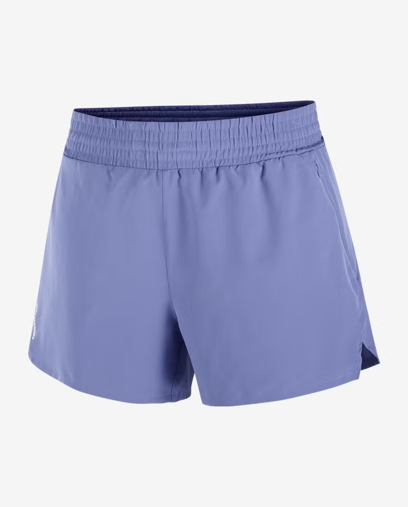 Salomon Shakeout Core 4inch Women's Running Short in Marlin-1