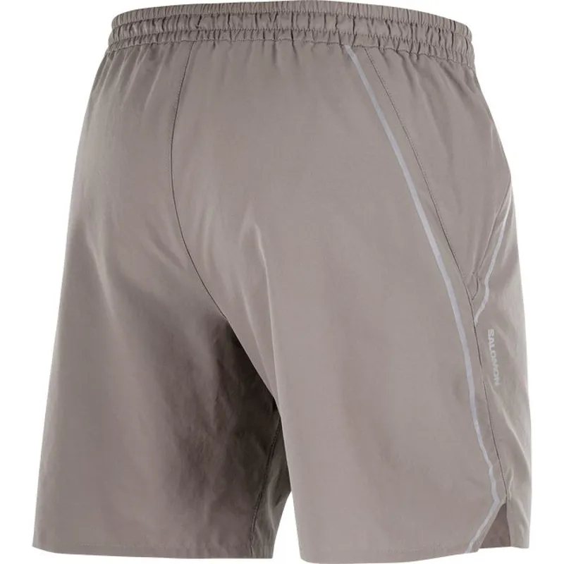 Salomon Shakeout Core Stellar 7inch/No Liner Men's Running Shorts in Iron-5