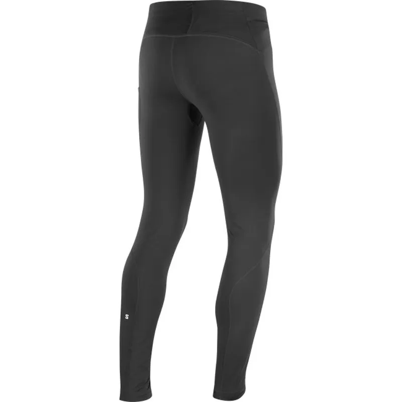 Salomon Shakeout Core Warm Men's Running Tights in Deep Black-1