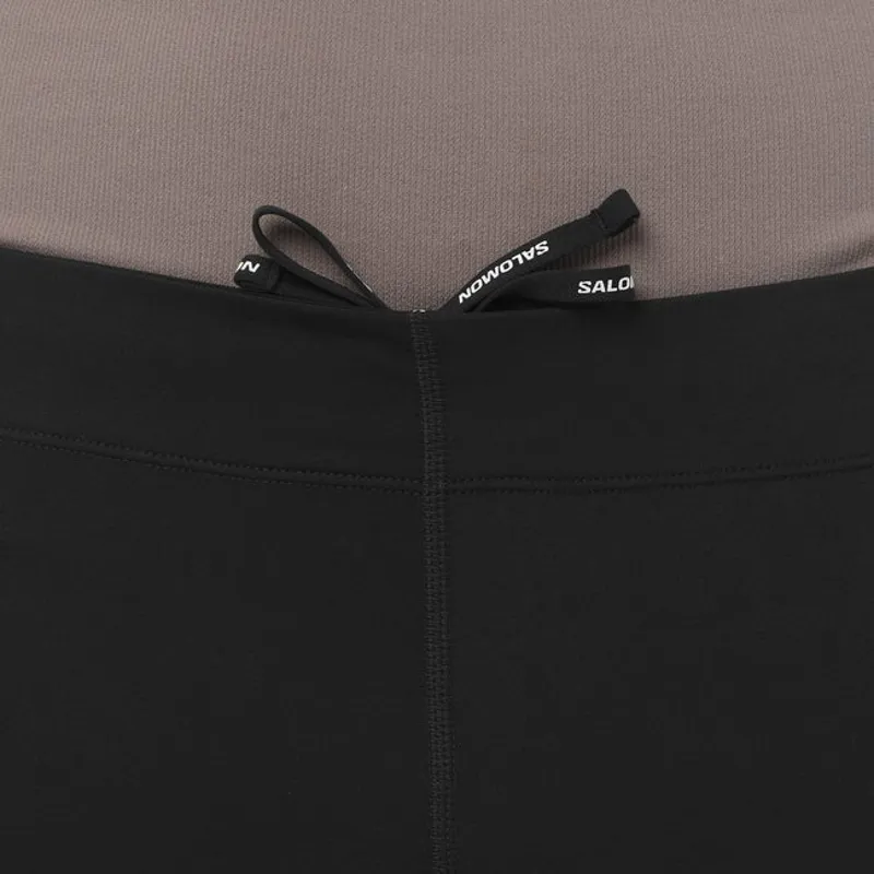 Salomon Shakeout Core Warm Men's Running Tights in Deep Black-3