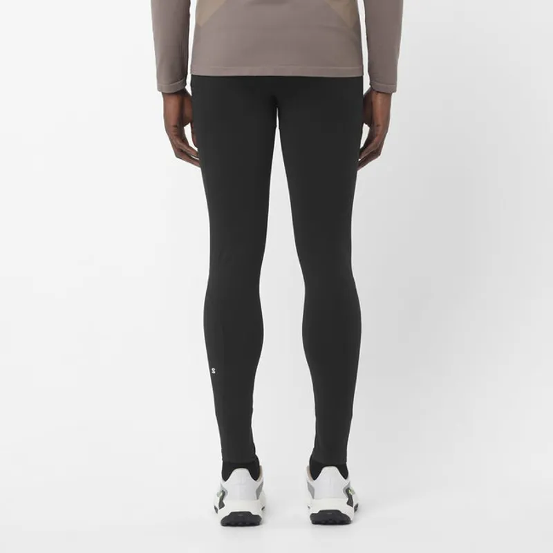Salomon Shakeout Core Warm Men's Running Tights in Deep Black-5