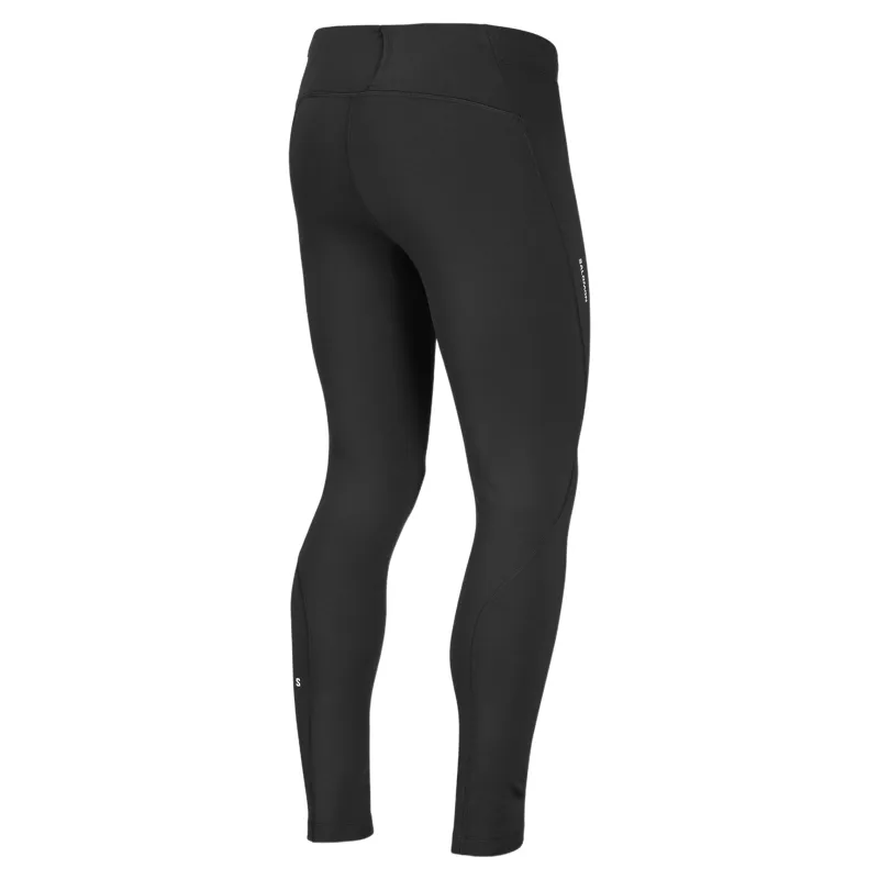 Salomon Shakeout Core Warm Women's Running Tights in Deep Black-3