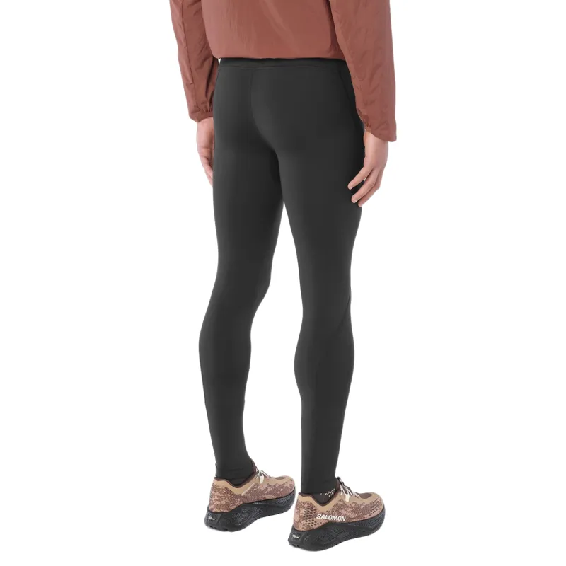 Salomon Shakeout Core Warm Women's Running Tights in Deep Black-2