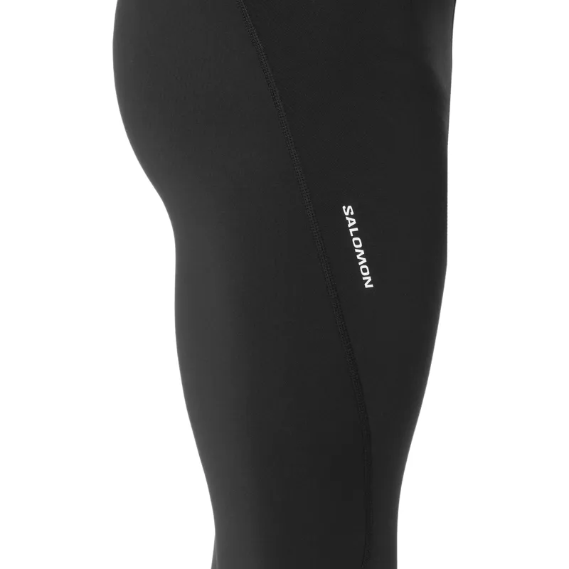 Salomon Shakeout Core Warm Women's Running Tights in Deep Black-6