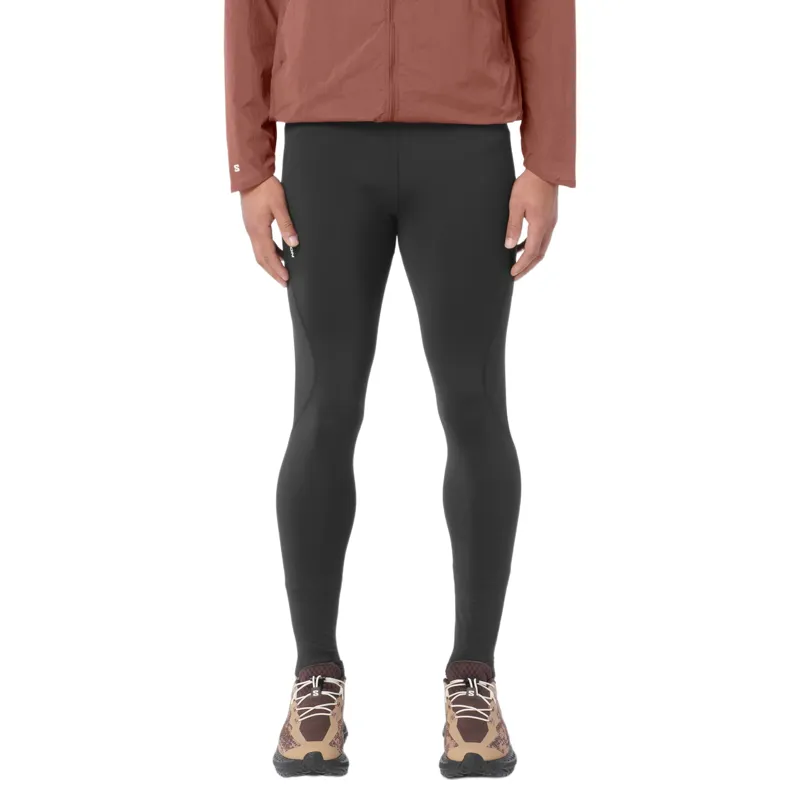 Salomon Shakeout Core Warm Women's Running Tights in Deep Black