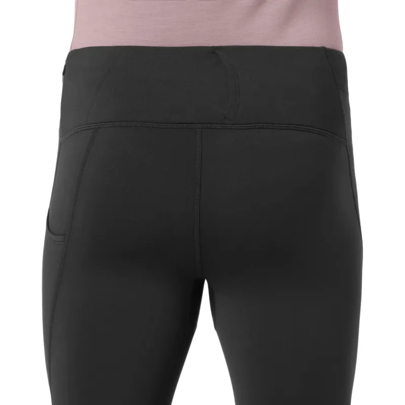 Salomon Shakeout Core Warm Women's Running Tights in Deep Black-5