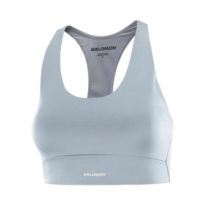 Salomon Shakeout Core Women's Sports Bra in Trade Winds-1