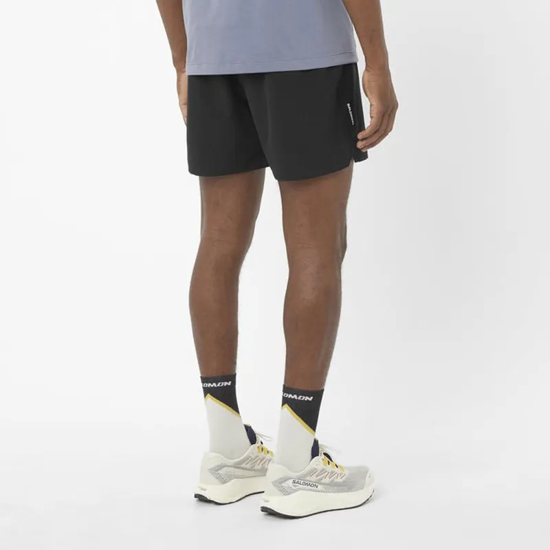 Salomon Shakeout Easy 5inch Men's Running Shorts in Deep Black-3