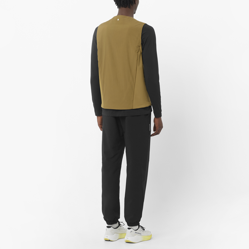 Salomon Shakeout Hexaflow Men's Running Pants in Deep Black-3