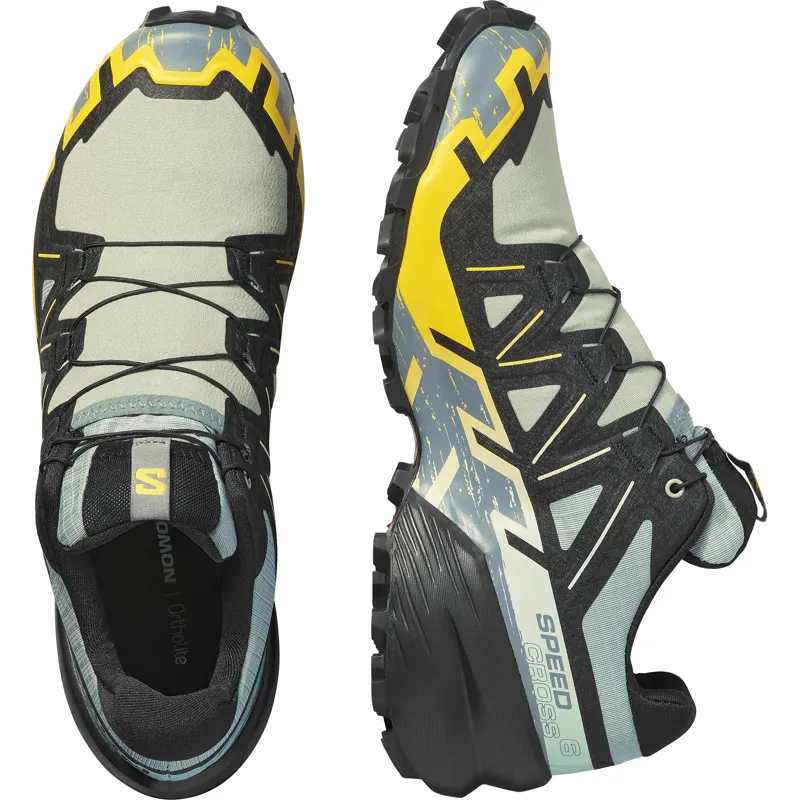 Salomon Speedcross 6 Men's Trail Running Shoes in Wrought Iron/Black-1