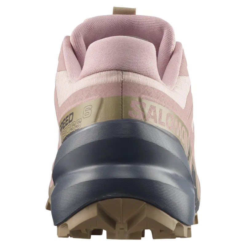 Salomon Speedcross 6 Women's Trail Running Shoe in Tapioca/Shadow Gray/Slate Green-4