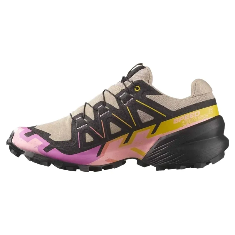 Salomon Speedcross 6 Women's Trail Running Shoe in Etheria/Black/Cyclamen -3