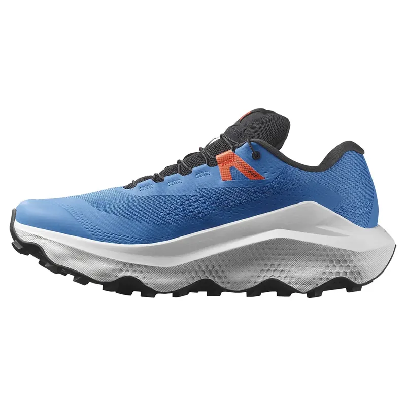Salomon Ultra Glide 3 Men's Trail Running Shoe in French Blue/Lunar Rock/Cherry Tomato-2