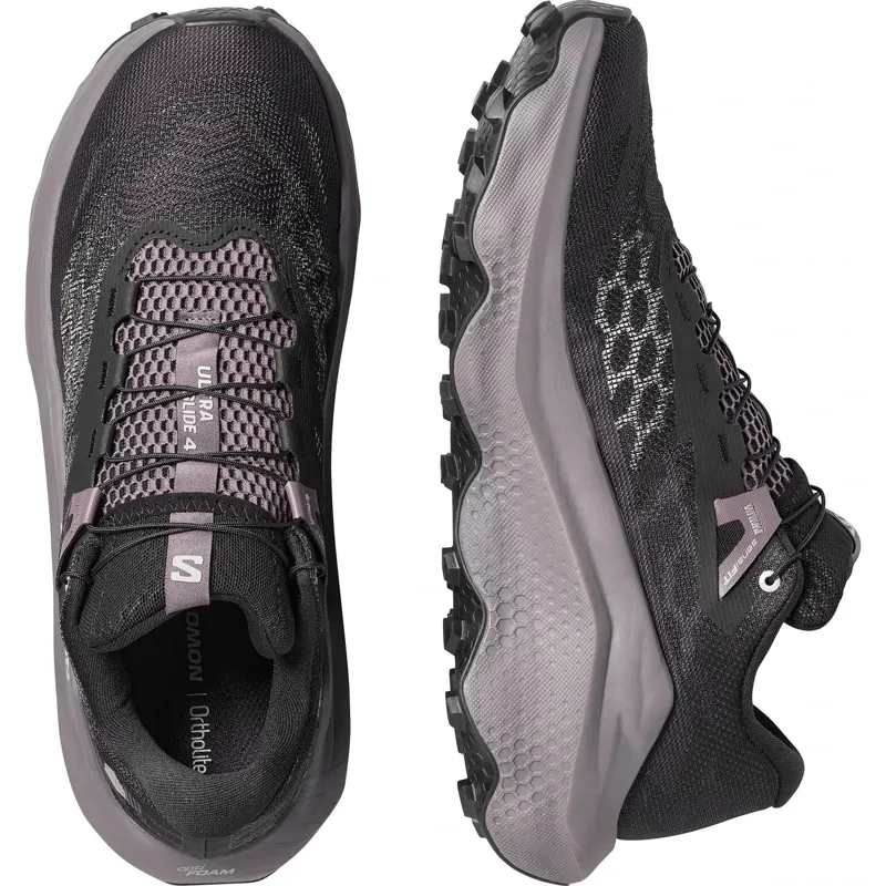 Salomon Ultra Glide 4 Men's Trail Running Shoe in Black/Dark Gull Gray-2