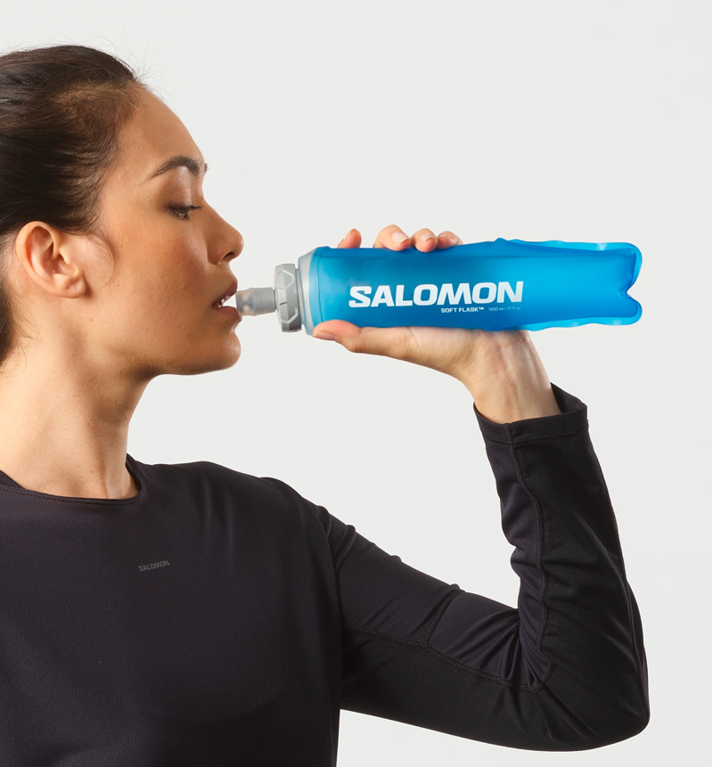 Salomon Ultra Soft Flask 500ml in Clear Blue-2