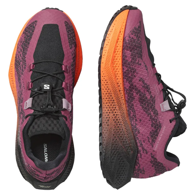 Salomon Aero Glide 4 Grvl Women's Trail Running Shoe in Nocturn/Black/Dusky Orchid-1