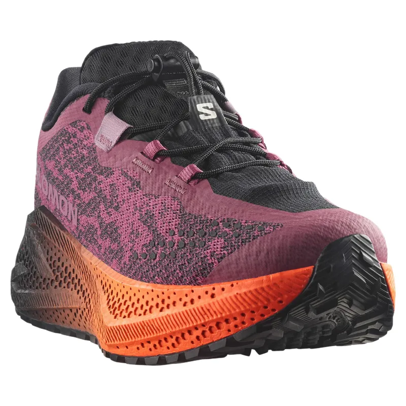 Salomon Aero Glide 4 Grvl Women's Trail Running Shoe in Nocturn/Black/Dusky Orchid-4