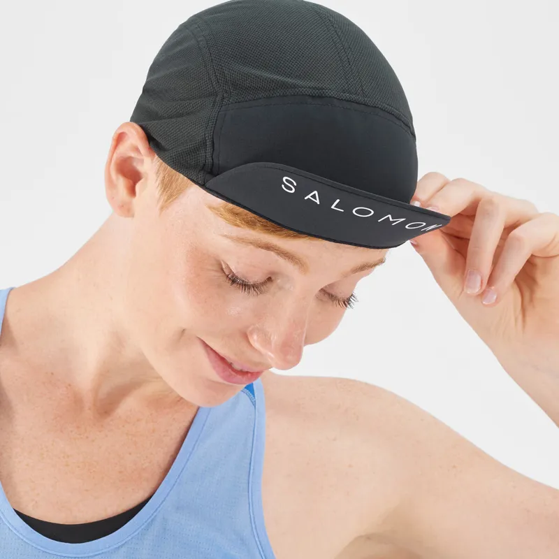 Salomon Air Logo Cap in Black/Black-2