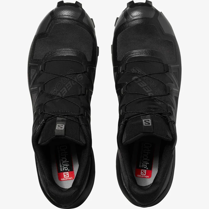 Salomon Speedcross 5 GTX Men's Trail Running Shoe in Black/Black/Phanto-2