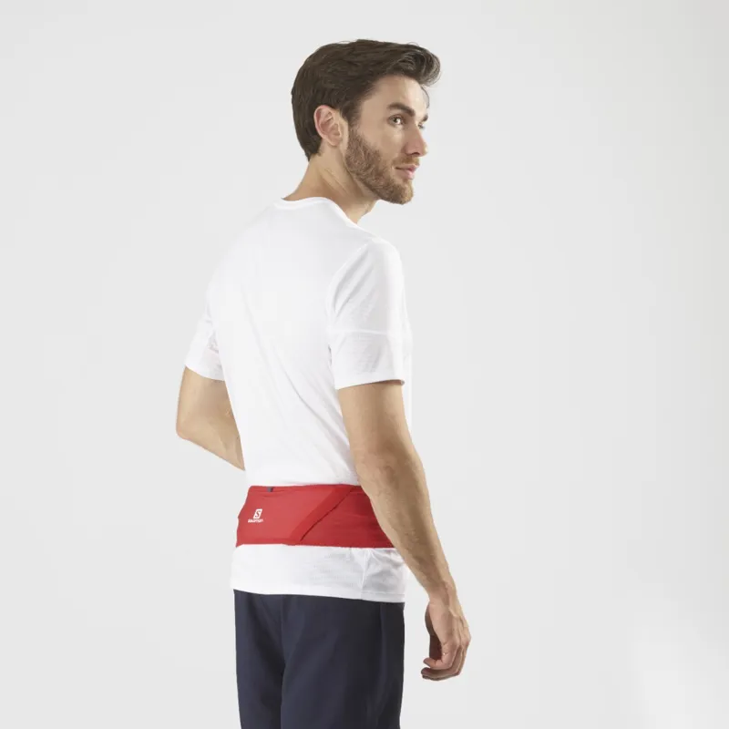 Salomon Pulse Belt Unisex Waist Belt in Goji Berry-3