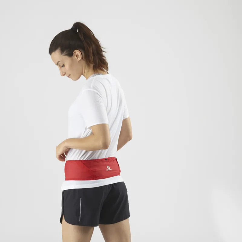 Salomon Pulse Belt Unisex Waist Belt in Goji Berry-2
