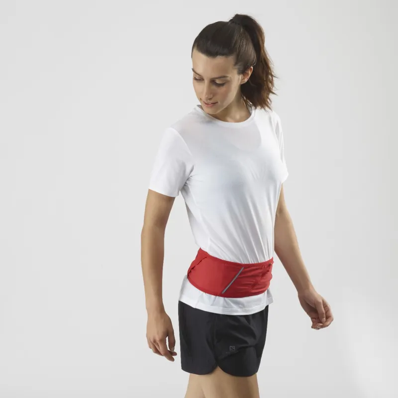 Salomon Pulse Belt Unisex Waist Belt in Goji Berry-4