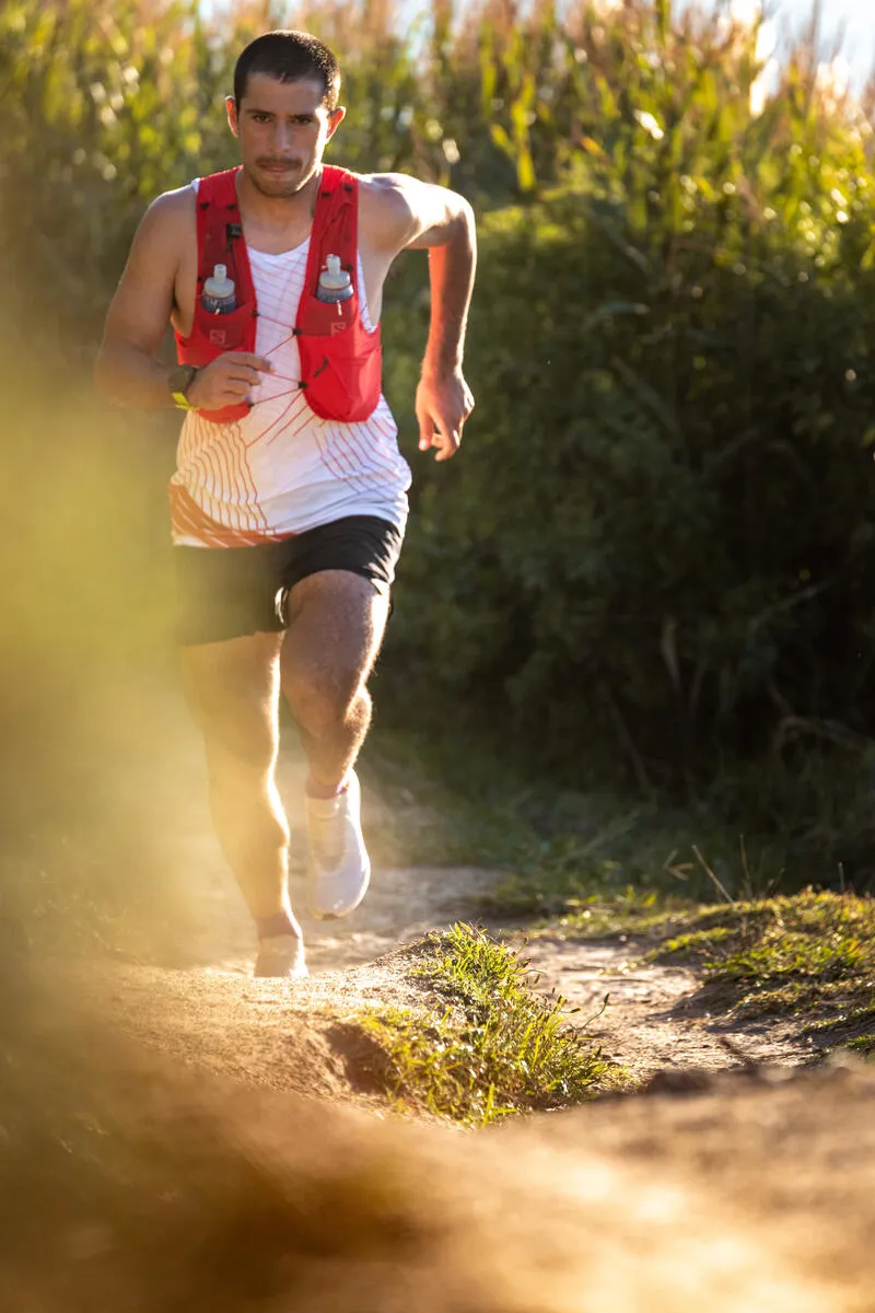 Salomon Sense Pro 10 Unisex Running Vest in Goji Berry/Black-3