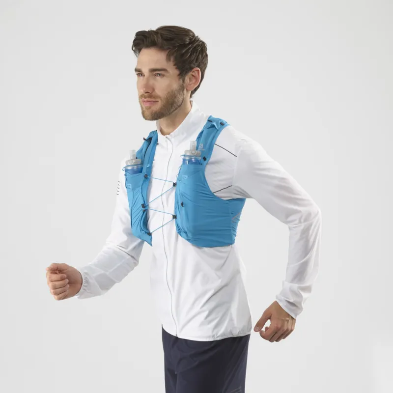 Salomon Sense Pro 5 Unisex Running Vest in Hawaiian Ocean/Black-1