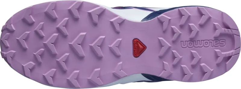 Salomon Speedcross Junior Trail Running Shoe in PlumCaspia/EveningBlue-1