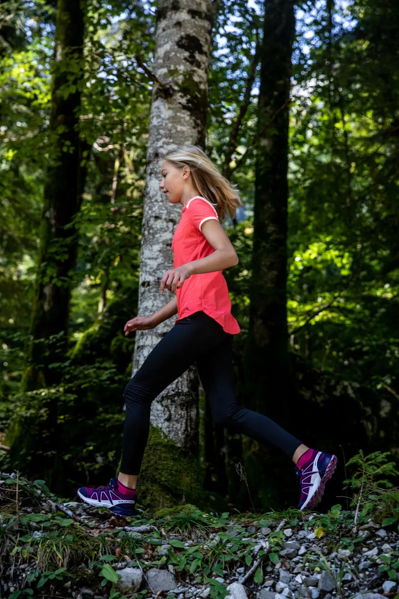 Salomon Speedcross Junior Trail Running Shoe in PlumCaspia/EveningBlue-6