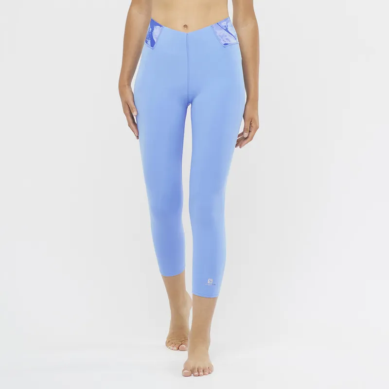 Salomon Women's Cross Multi 23-inch Tight in Provence/Provence/AO-5