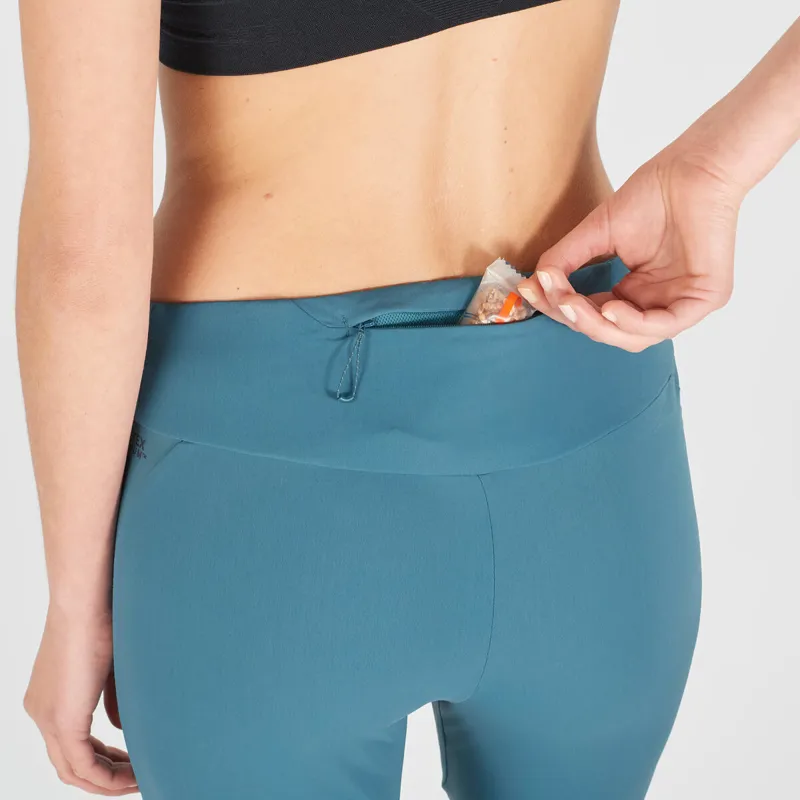 Salomon GTX Infinium Windstopper Women's Softshell Tights in MallardBl-3