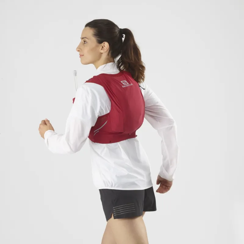 Salomon Sense Pro 10 Women's Running Vest in Red Chili Pepper-2