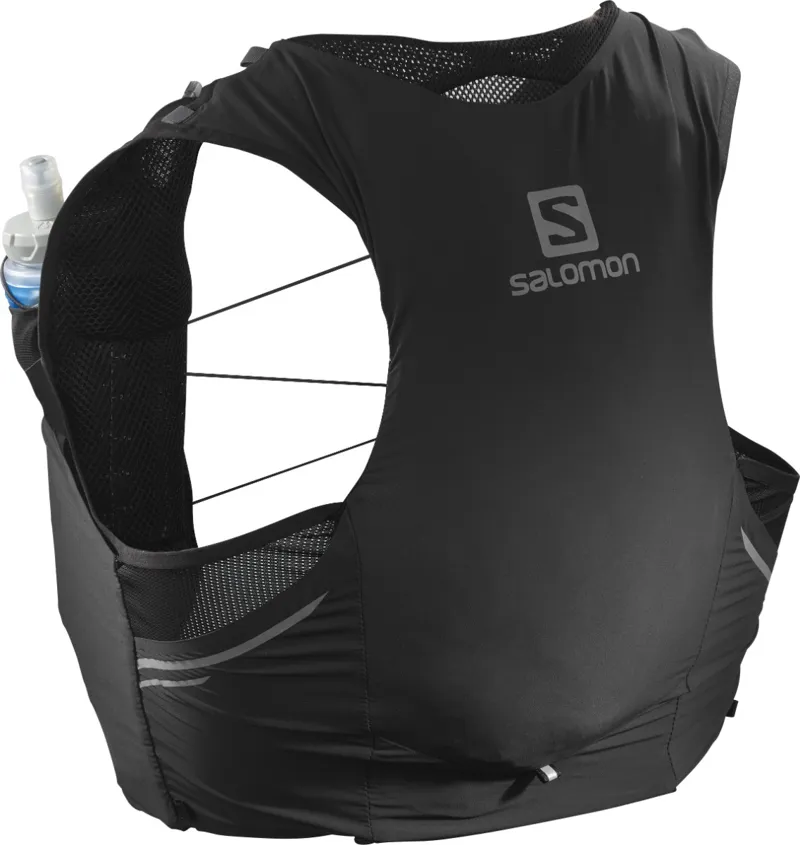 Salomon Sense Pro 5 Unisex Running Vest in Black/Ebony