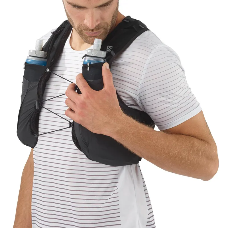 Salomon Sense Pro 5 Unisex Running Vest in Black/Ebony-5