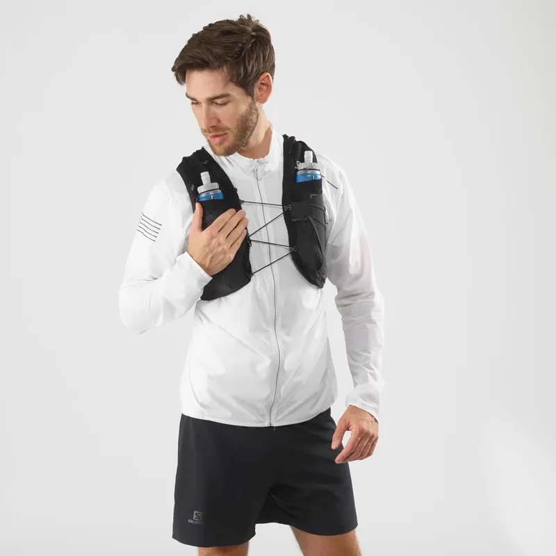 Salomon Sense Pro 5 Unisex Running Vest in Black/Ebony-10