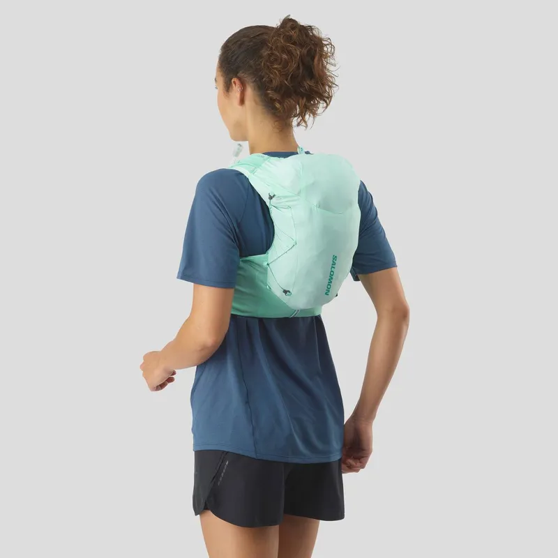 Salomon ADV Skin 12 Women's Running Pack in Beach Glass/Ebony/Pool Blue-6