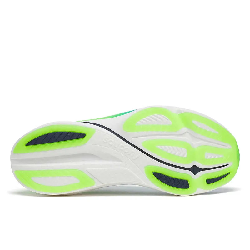 Saucony Endorphin Azura Men's Road Running Shoe in Cobalt/Slime-2