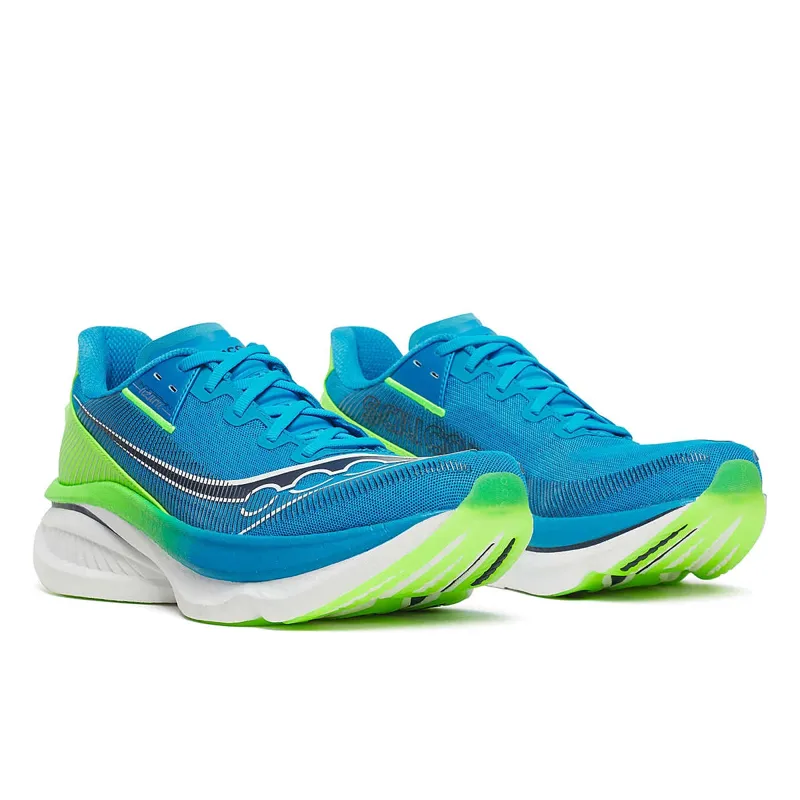 Saucony Endorphin Azura Men's Road Running Shoe in Cobalt/Slime-5