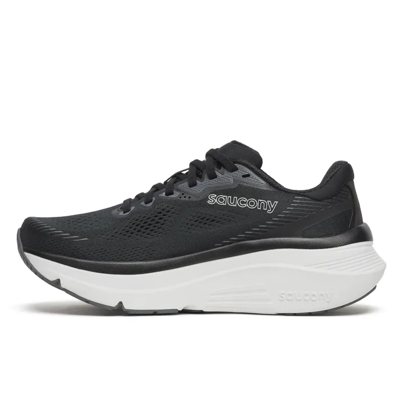 Saucony Guide 19 Women's Road Running Shoe in Black/Calm-3