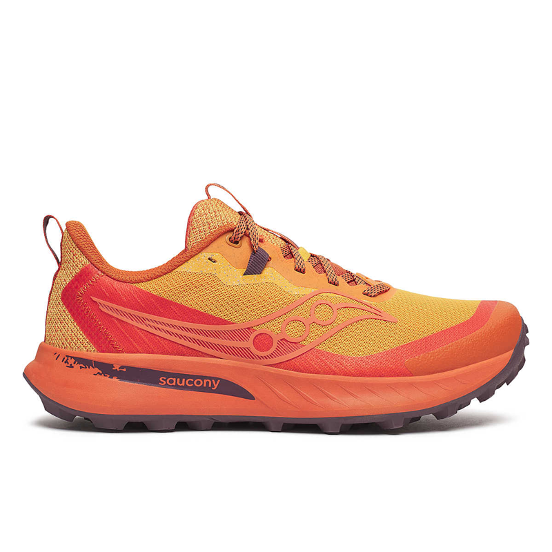 Saucony Peregrine 15 Men's Trail Running Shoe in Autumn/Amber