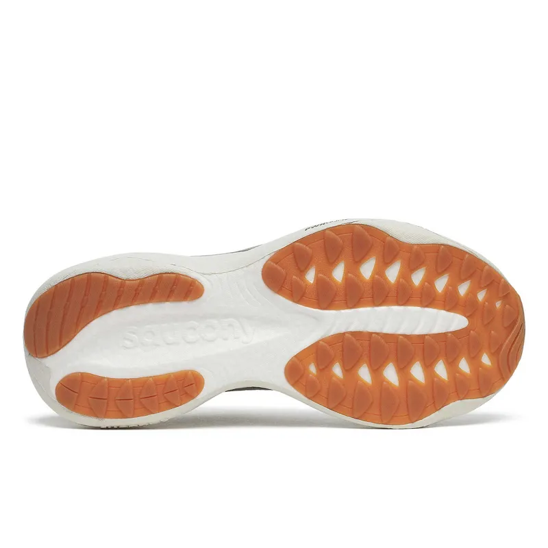 Saucony Ride 19 Men's Road Running Shoe in Black/Pewter-2