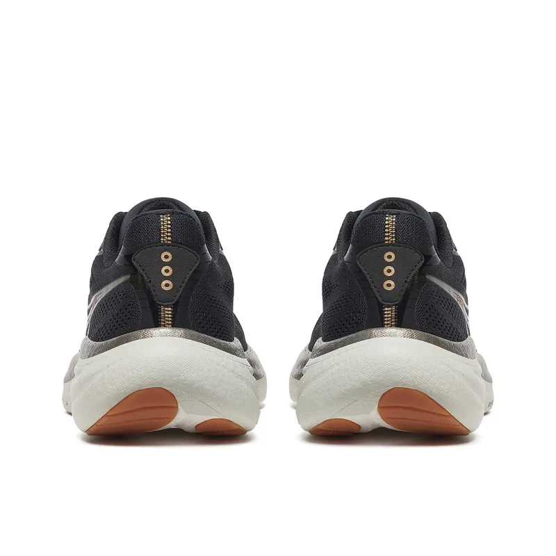 Saucony Ride 19 Men's Road Running Shoe in Black/Pewter-4